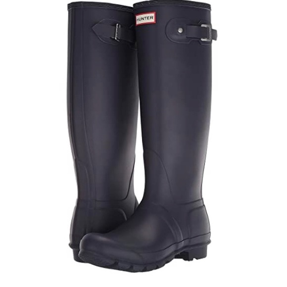 Hunter Shoes - Mat Black Hunter Boots